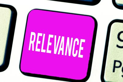 A butten that says "Relevance" with LexisNexis teams up