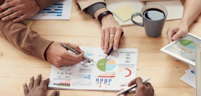 Charts representing measuring brand reputation indicators