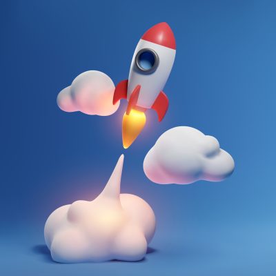 Rocket Launching image to celebrate launch of PR Tools Directory