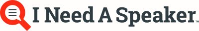 Logo for I need a speaker -- find speaking opportunities